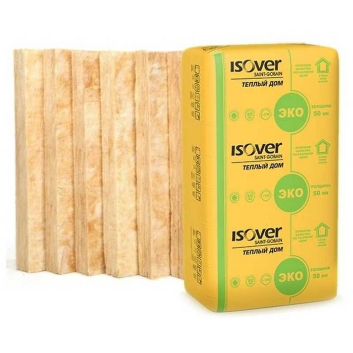 Утеплитель Isover Изовер Тёплый Дом Плита 50х610х1170 в Коммунаре